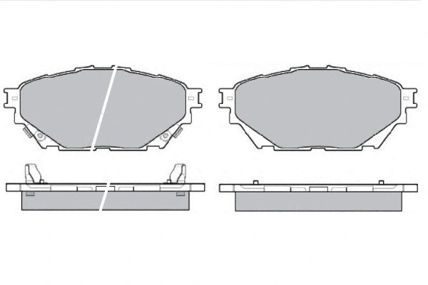 Brake Pad Set, disc brake (12-1631)