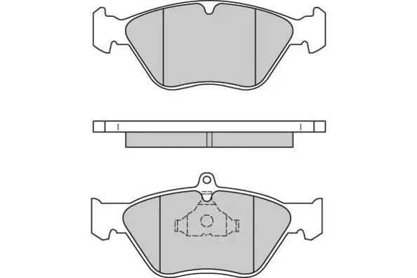 Brake Pad Set, disc brake (12-0585)