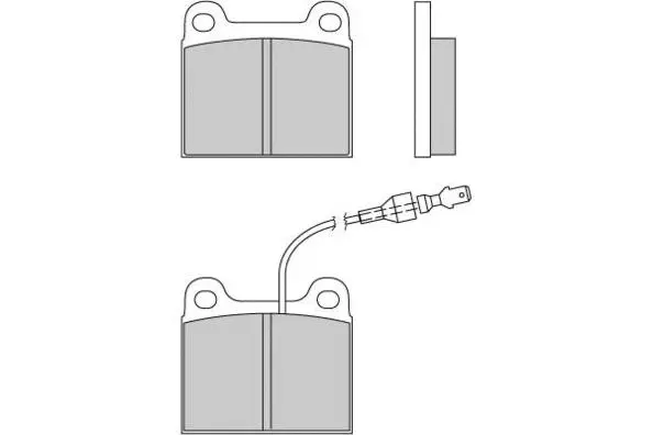 Brake Pad Set, disc brake (12-0131)