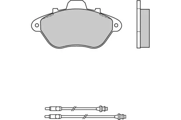 Brake Pad Set, disc brake (12-0465)