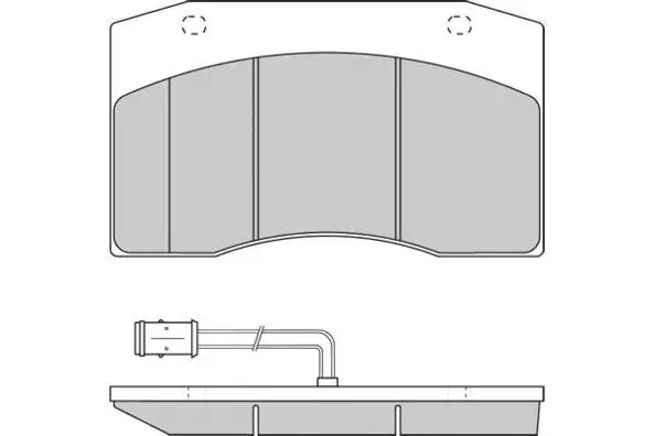 Brake Pad Set, disc brake (12-5312)