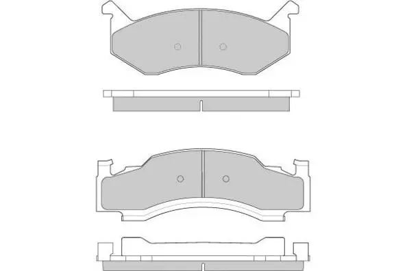 Brake Pad Set, disc brake (12-0794)