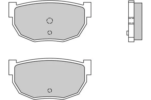 Brake Pad Set, disc brake (12-0304)