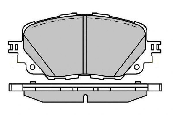 Brake Pad Set, disc brake (12-1719)