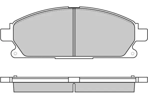 Brake Pad Set, disc brake (12-0857)