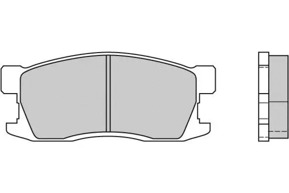 Brake Pad Set, disc brake (12-0407)