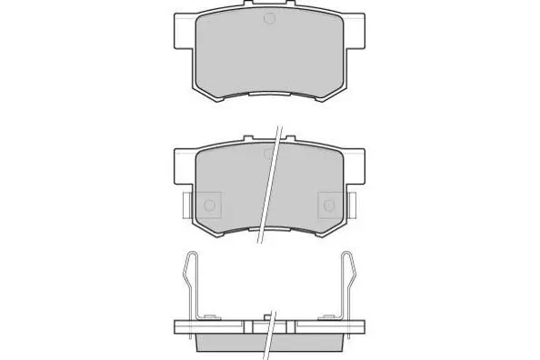 Brake Pad Set, disc brake (12-0544)
