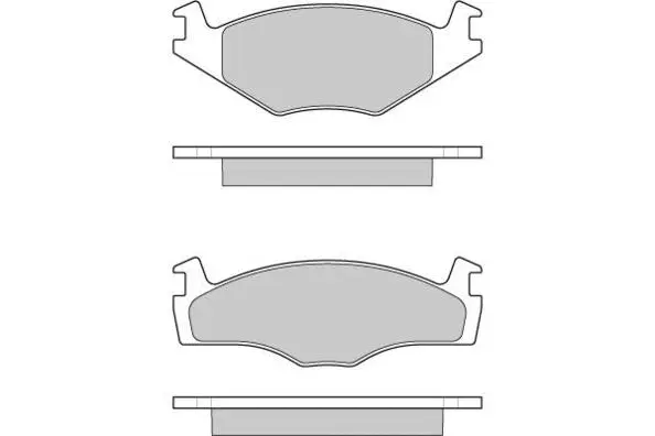 Brake Pad Set, disc brake (12-0645)