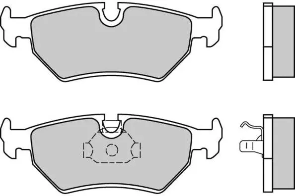 Brake Pad Set, disc brake (12-0599)