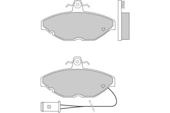 Brake Pad Set, disc brake (12-0258)