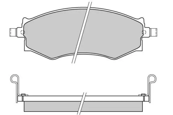 Brake Pad Set, disc brake (12-0572)