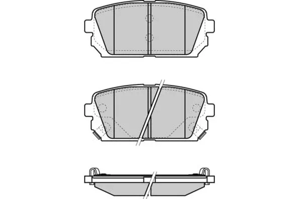 Brake Pad Set, disc brake (12-1359)