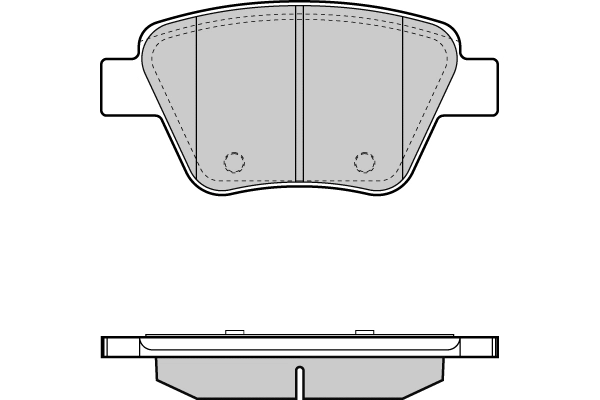 Brake Pad Set, disc brake (12-1429)