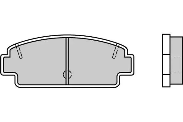 Brake Pad Set, disc brake (12-0492)
