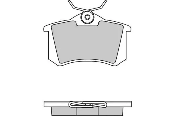 Brake Pad Set, disc brake (12-0414)