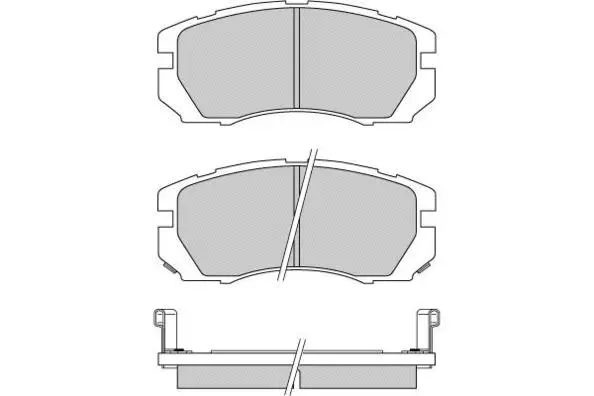 Brake Pad Set, disc brake (12-0663)