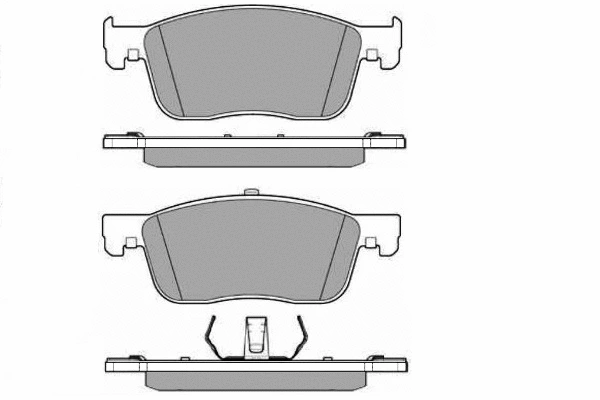 Brake Pad Set, disc brake (12-1699)