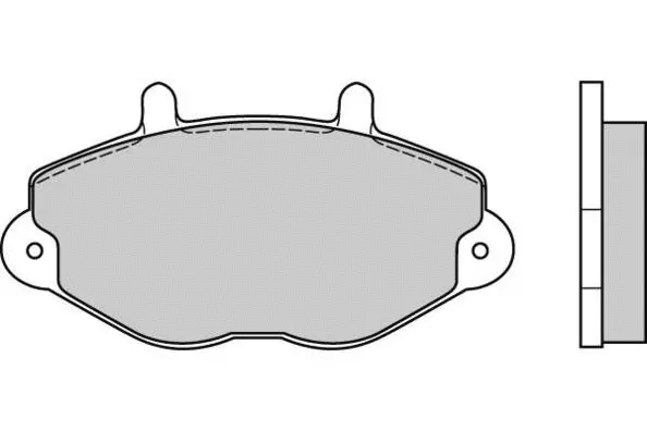 Brake Pad Set, disc brake (12-0549)