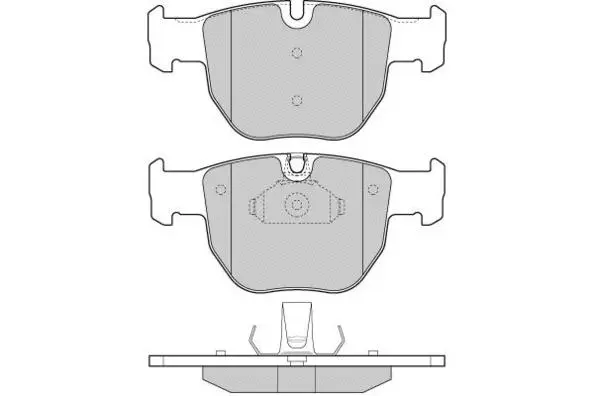 Brake Pad Set, disc brake (12-1287)
