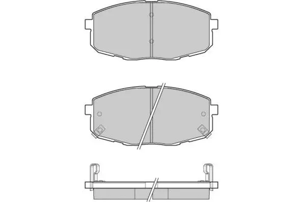 Brake Pad Set, disc brake (12-1147)
