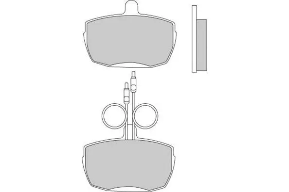 Brake Pad Set, disc brake (12-0204)