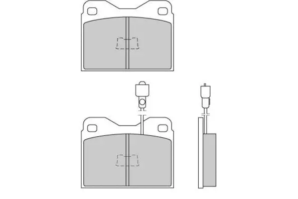 Brake Pad Set, disc brake (12-0098)