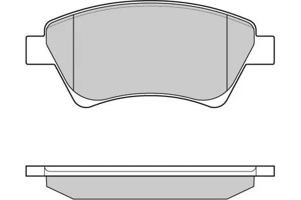 Brake Pad Set, disc brake (12-1072)