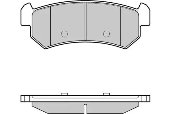 Brake Pad Set, disc brake (12-1148)