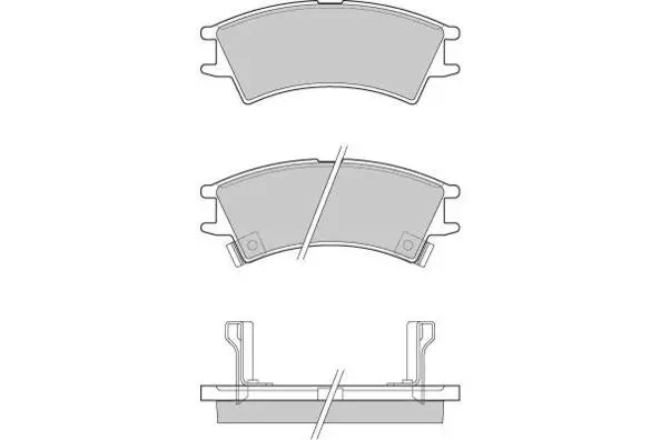 Brake Pad Set, disc brake (12-0825)