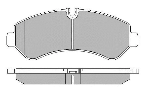 Brake Pad Set, disc brake (12-1755)