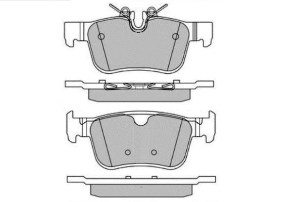 Brake Pad Set, disc brake (12-1774)