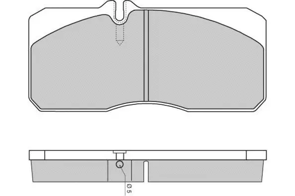 Brake Pad Set, disc brake (12-5294)