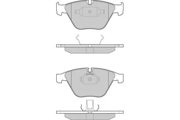 Brake Pad Set, disc brake (12-1073)