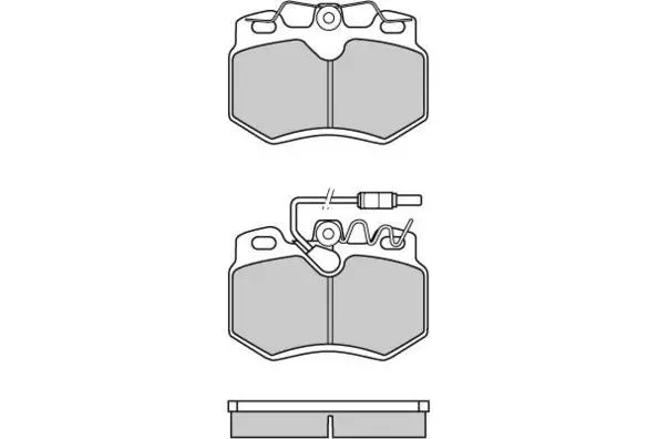 Brake Pad Set, disc brake (12-0311)