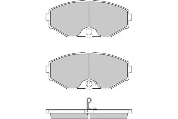 Brake Pad Set, disc brake (12-0698)