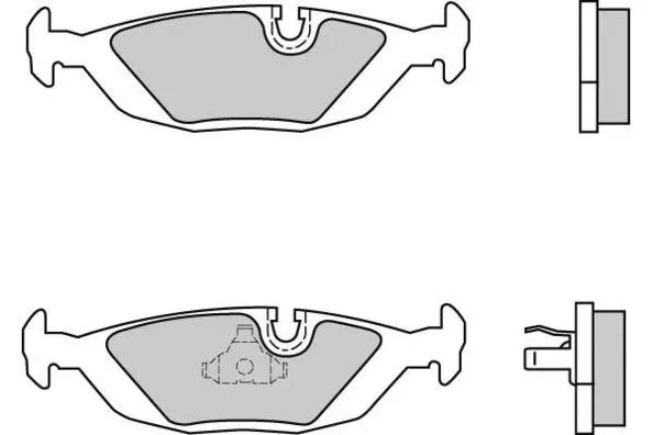 Brake Pad Set, disc brake (12-0456)