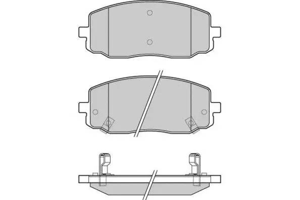 Brake Pad Set, disc brake (12-1204)