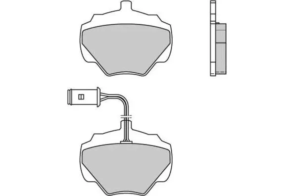 Brake Pad Set, disc brake (12-0361)