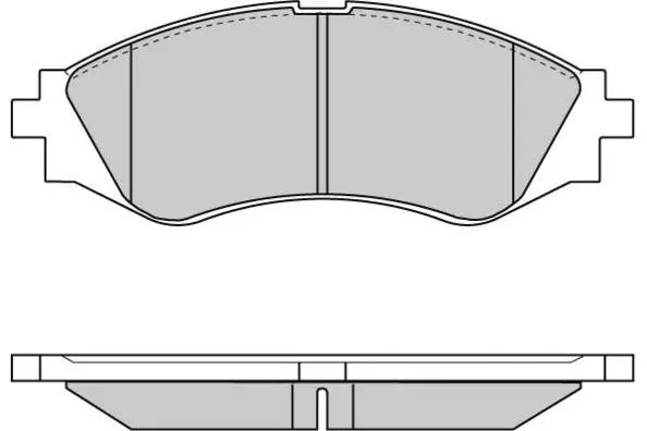 Brake Pad Set, disc brake (12-0833)