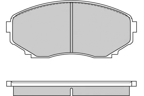 Brake Pad Set, disc brake (12-0578)