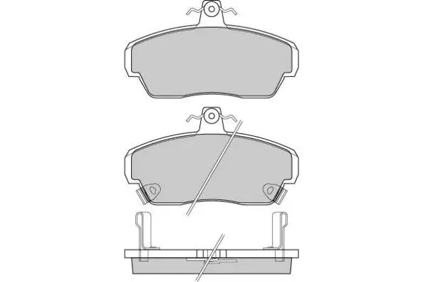 Brake Pad Set, disc brake (12-0815)