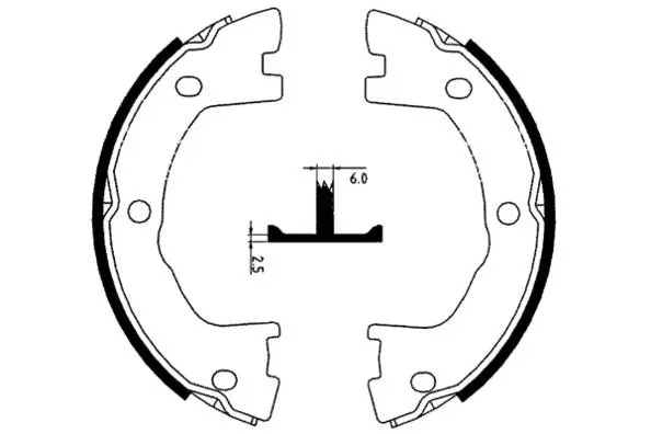 Brake Shoe Set (09-0651)