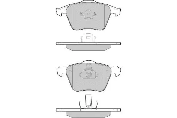 Brake Pad Set, disc brake (12-1062)
