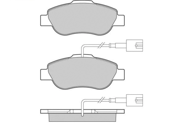 Brake Pad Set, disc brake (12-1604)