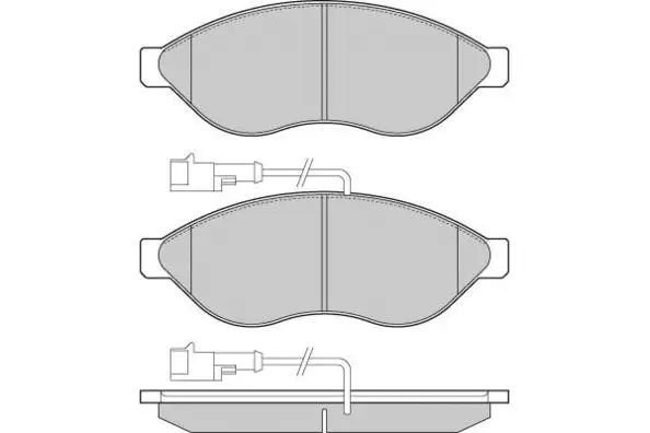 Brake Pad Set, disc brake (12-1285)