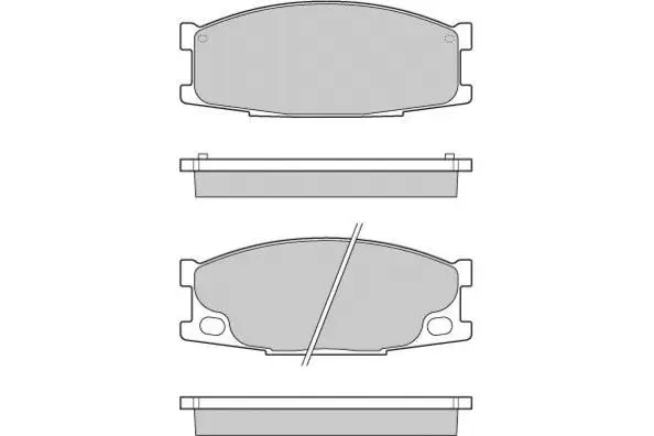 Brake Pad Set, disc brake (12-1066)