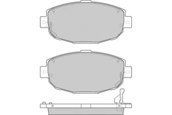 Brake Pad Set, disc brake (12-0856)