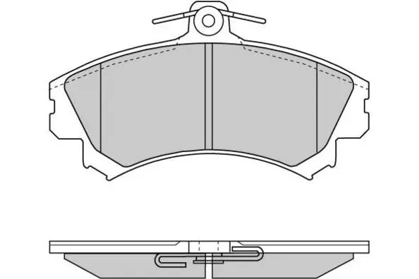 Brake Pad Set, disc brake (12-0702)
