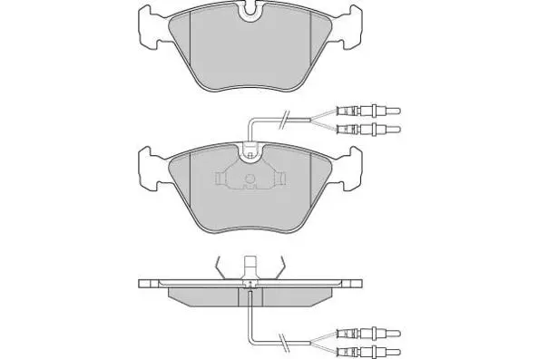 Brake Pad Set, disc brake (12-0523)