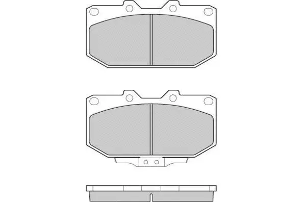 Brake Pad Set, disc brake (12-0649)